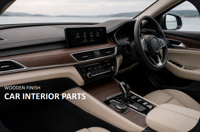Wooden Finish Car Interior Parts